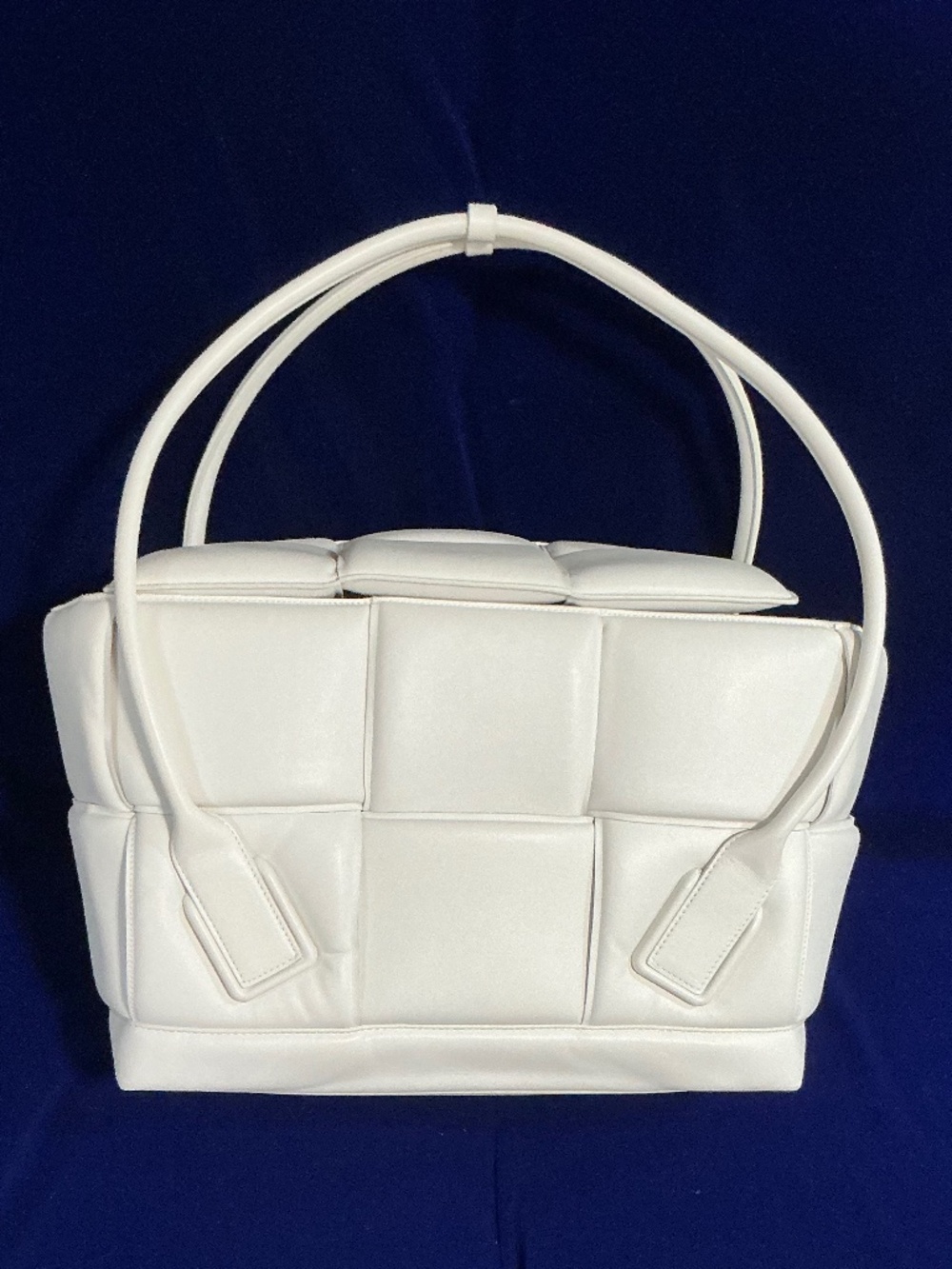 Bottega Veneta Arco tote bag padded white leather